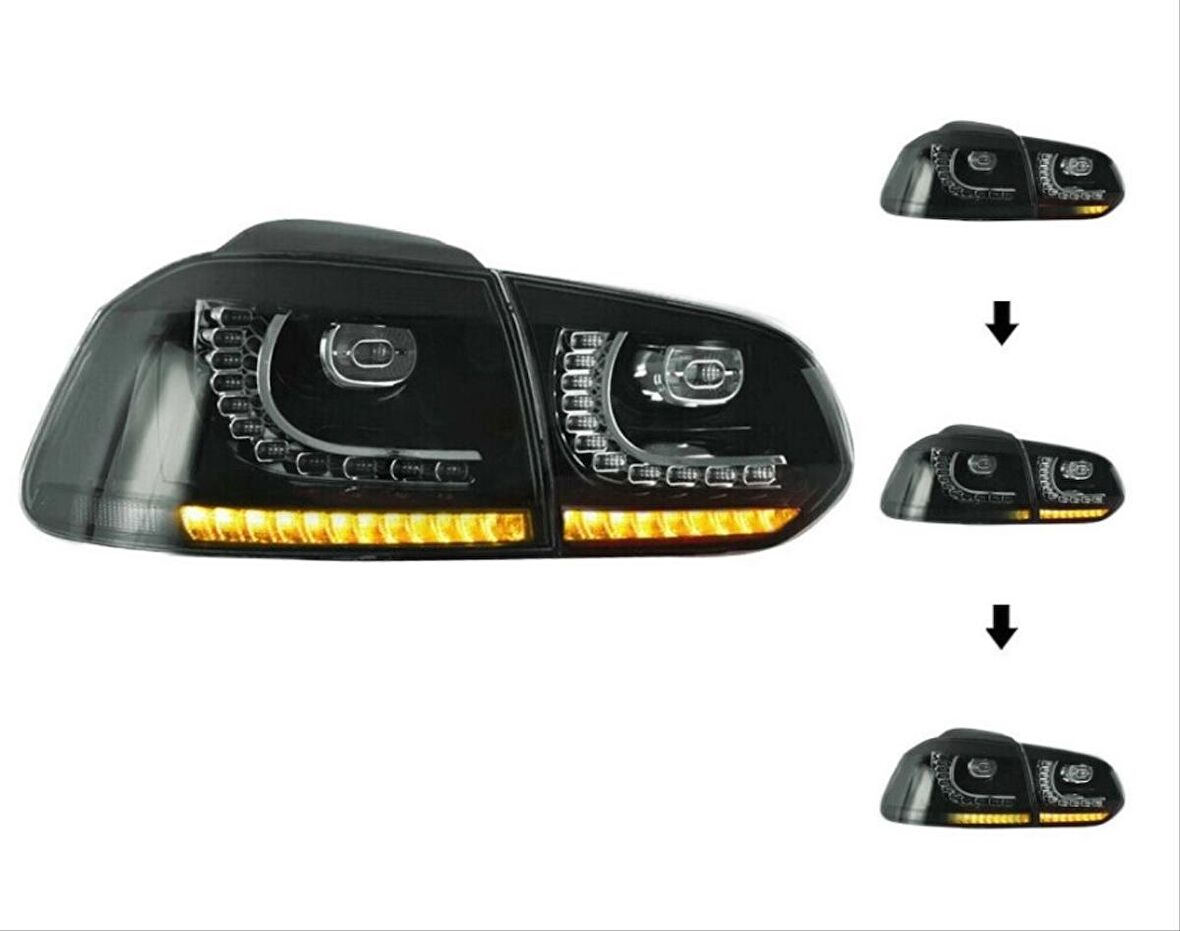Volkswagen Golf 6 R20 Led Stop - Smoke