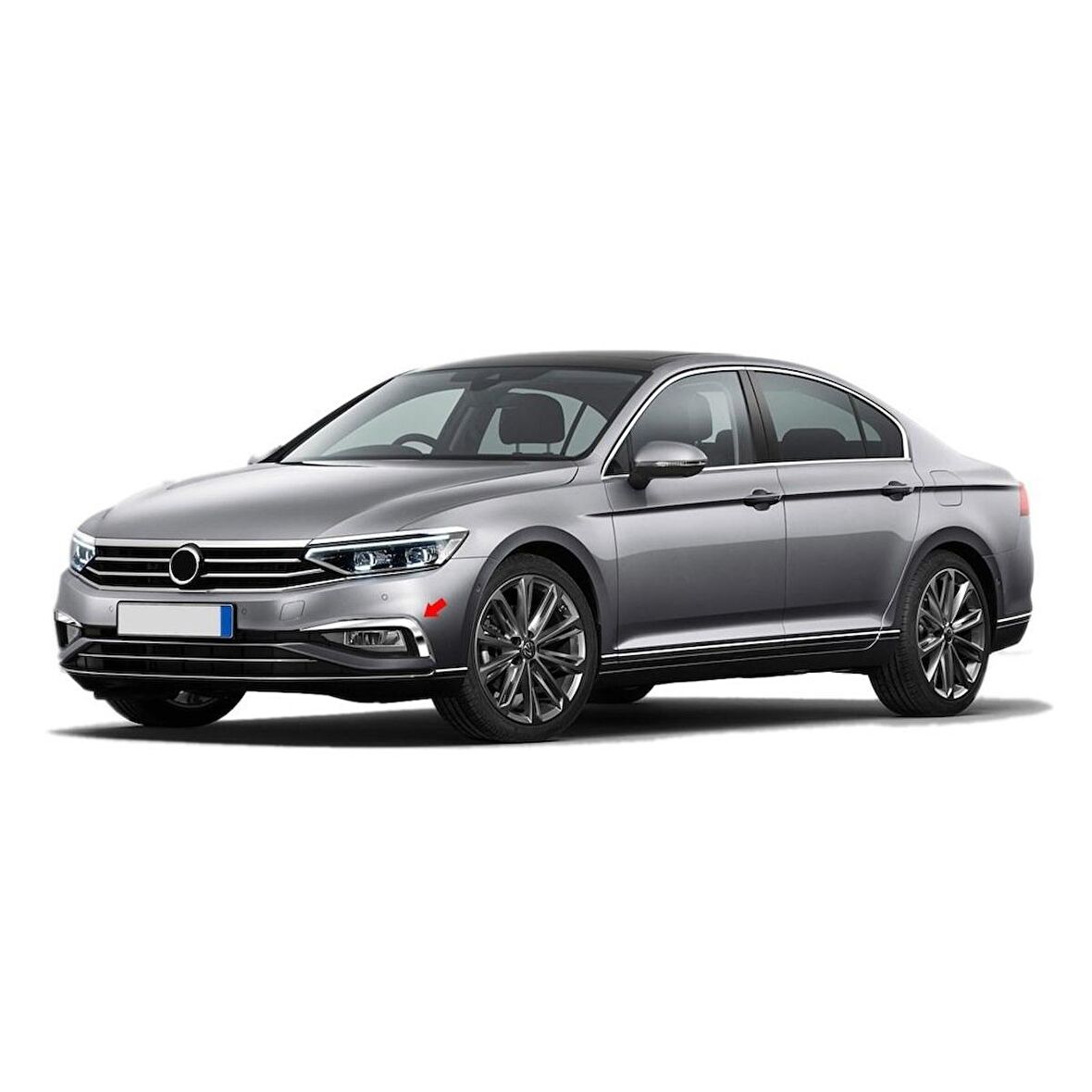 Volkswagen Passat B8.5 Krom Sis Farı Çerçevesi 2 Parça 2019 Ve Ü