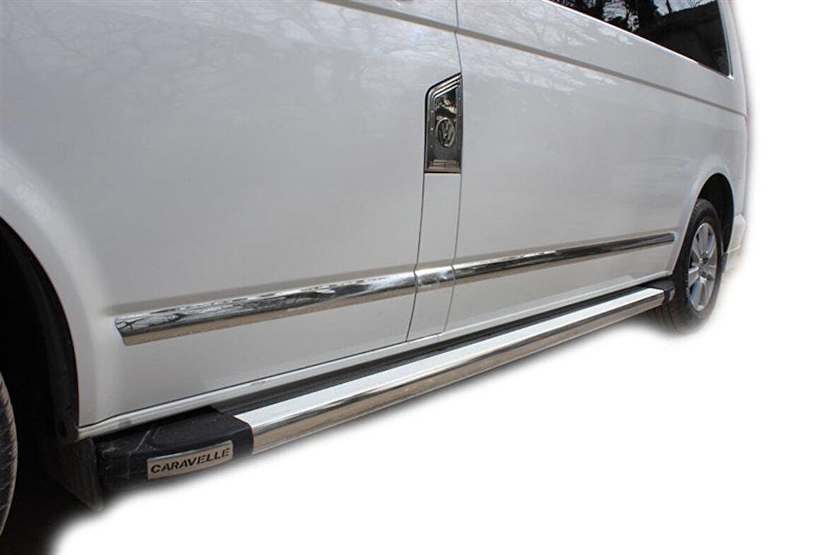 Volkswagen Transporter T5 Yan Kapı Çıtası 5 Prç P.Çelik(Kısa Ş) 2003-2010