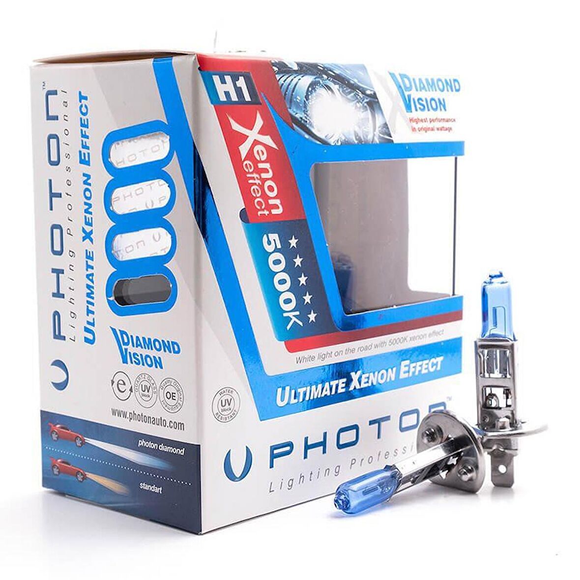 H1 12V 55W 5000K Diamond Vision
