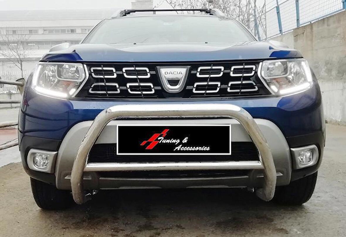 Dacia Duster 2 Yeni Kasa 2018 - Ön Koruma Barı U Model Borulu