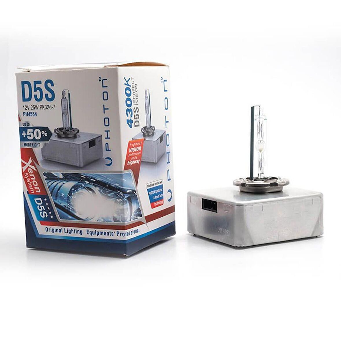 D5S 4300K +%50 Fazla Işık OEM Ampul
