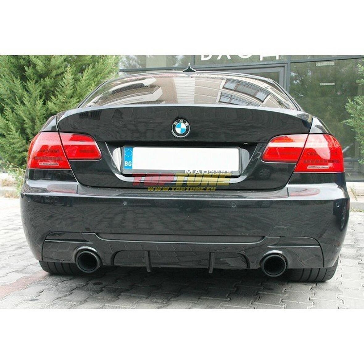 Bmw E92 2007 - 2012  M Performance Difüzör (Plastik)