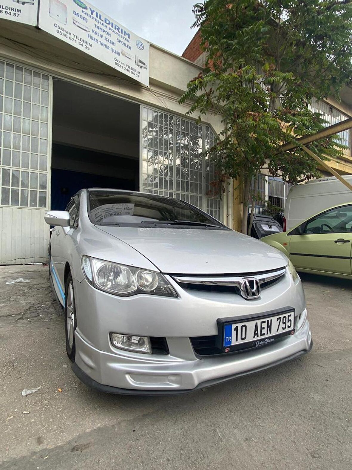 Honda Civic Fd6 Makyajsız Kasa için Makyajlı Ön Ek