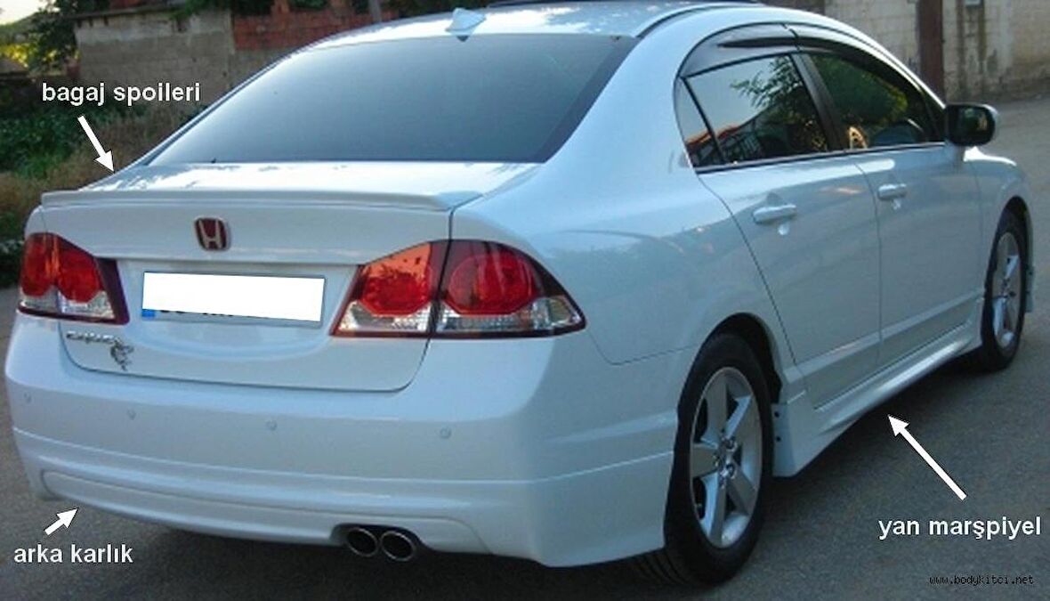 Honda Civic Fd6 Mugen Arka Ek