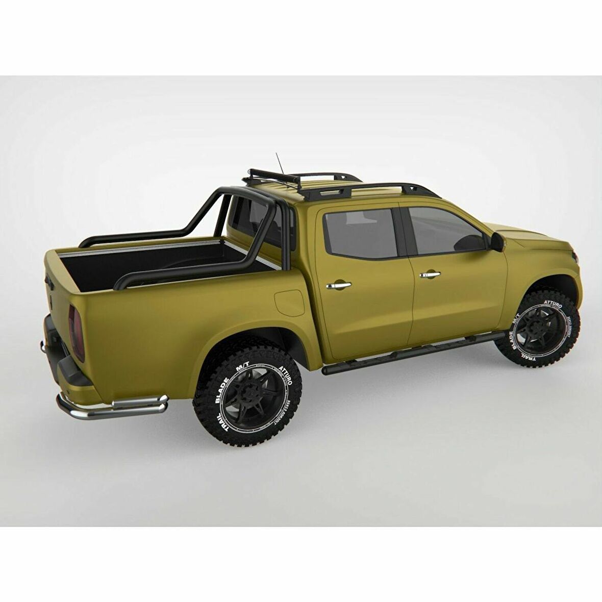 Isuzu D Max Rollbar - Canyon Siyah Roll Bar (AQM - PRB28)