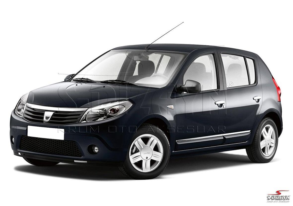 Dacia Sandero Kapı Koruma Çıtası Krom 2008-2013