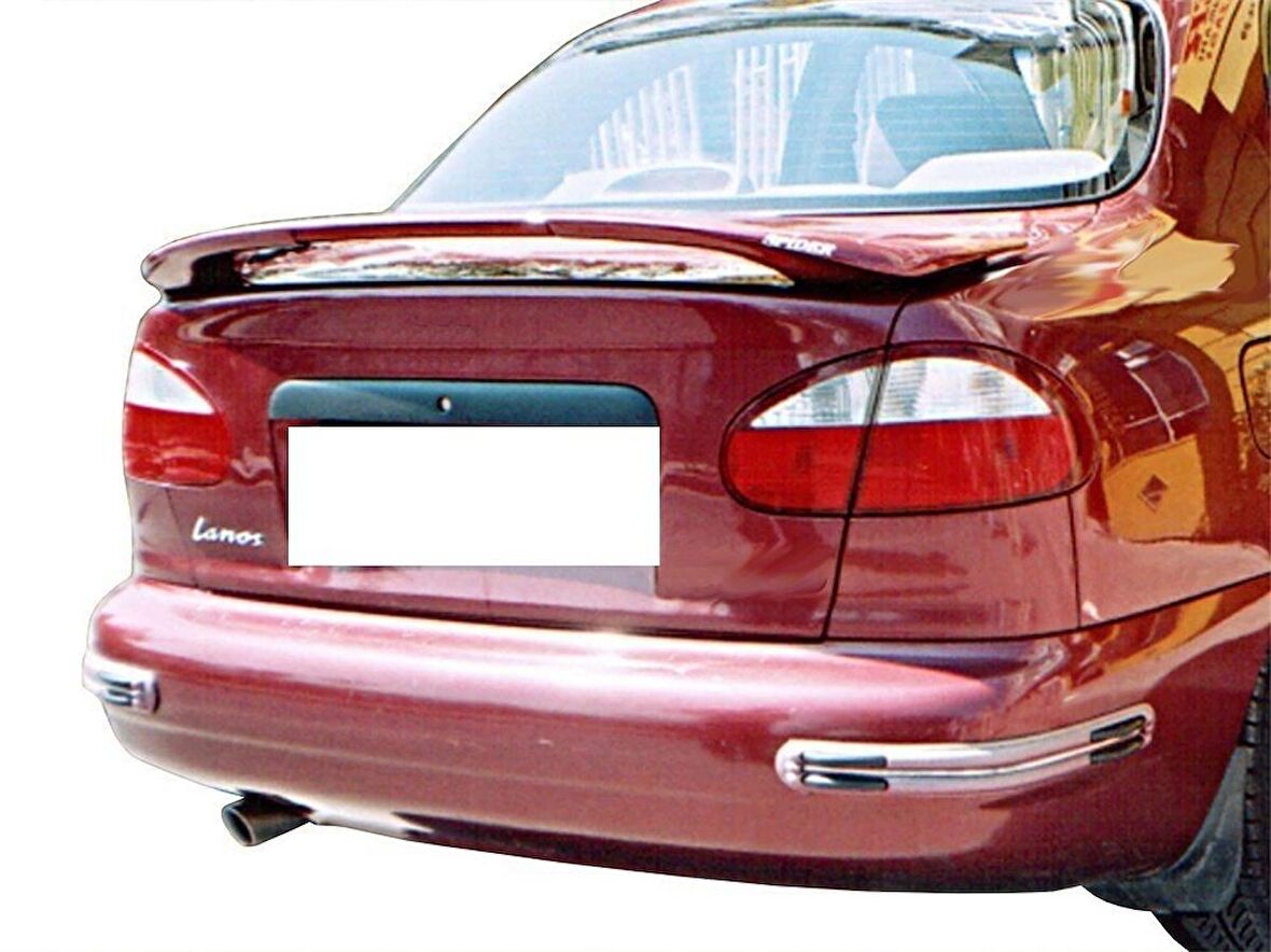 Daewoo Lanos Spoiler Bagaj Yüksek (Işıklı) Fiber