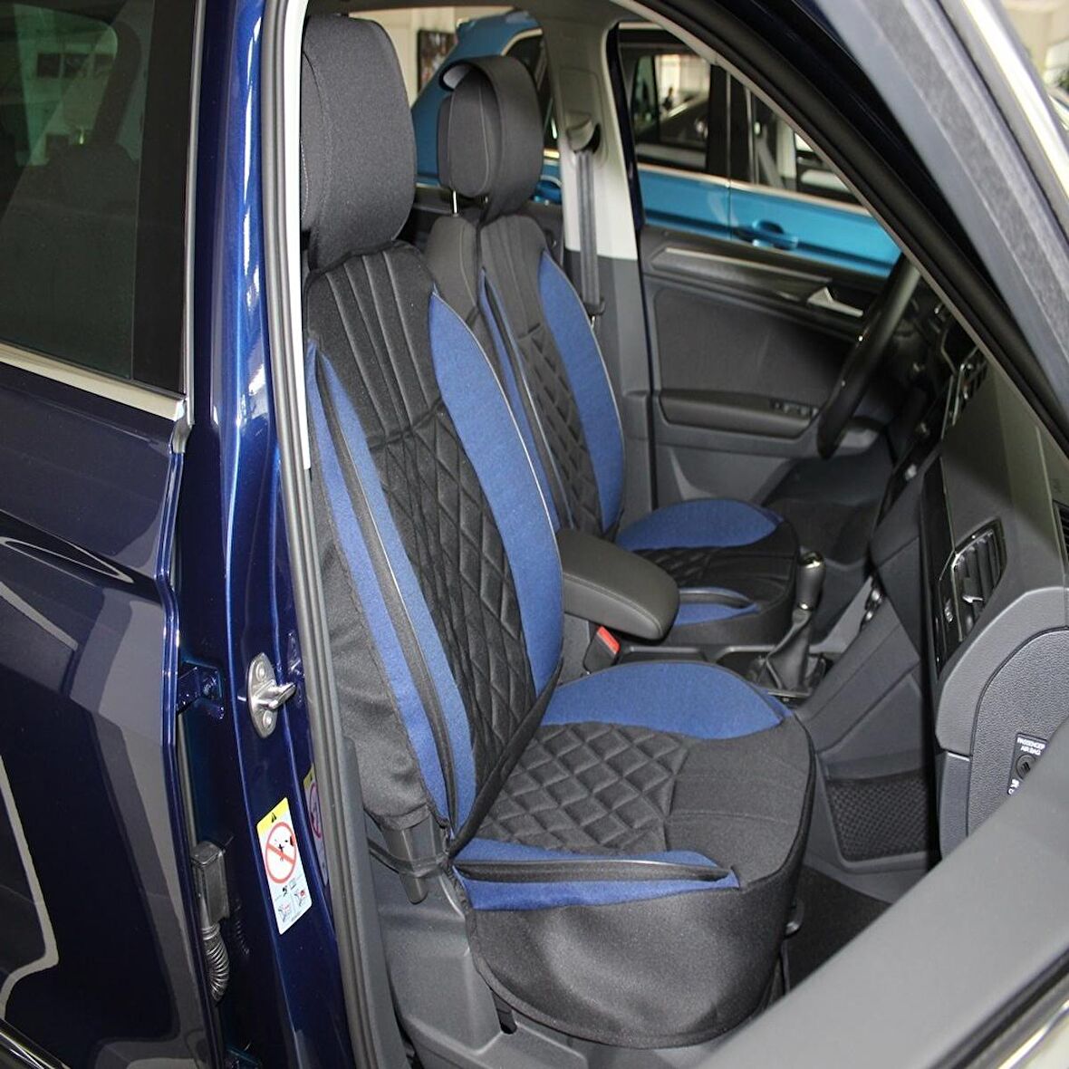 Elegance 5'Li Set Minder Siyah-Mavi / Klmny544