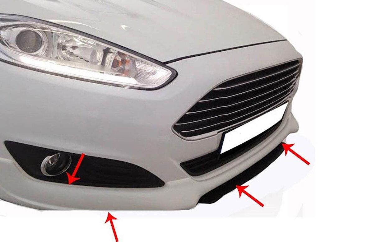 Ford Fiesta 6 Ön Tampon Altı (Facelift) Fiber 2008 ve Sonrası