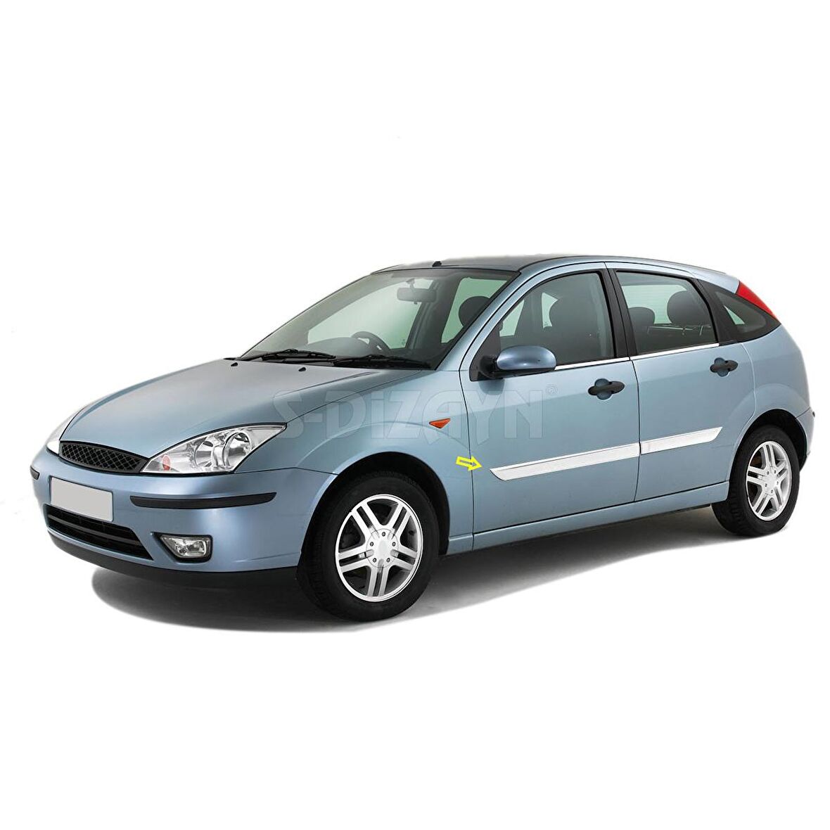 Ford Focus 1 Krom Yan Kapı Çıtası 4 Prç 1998-2005