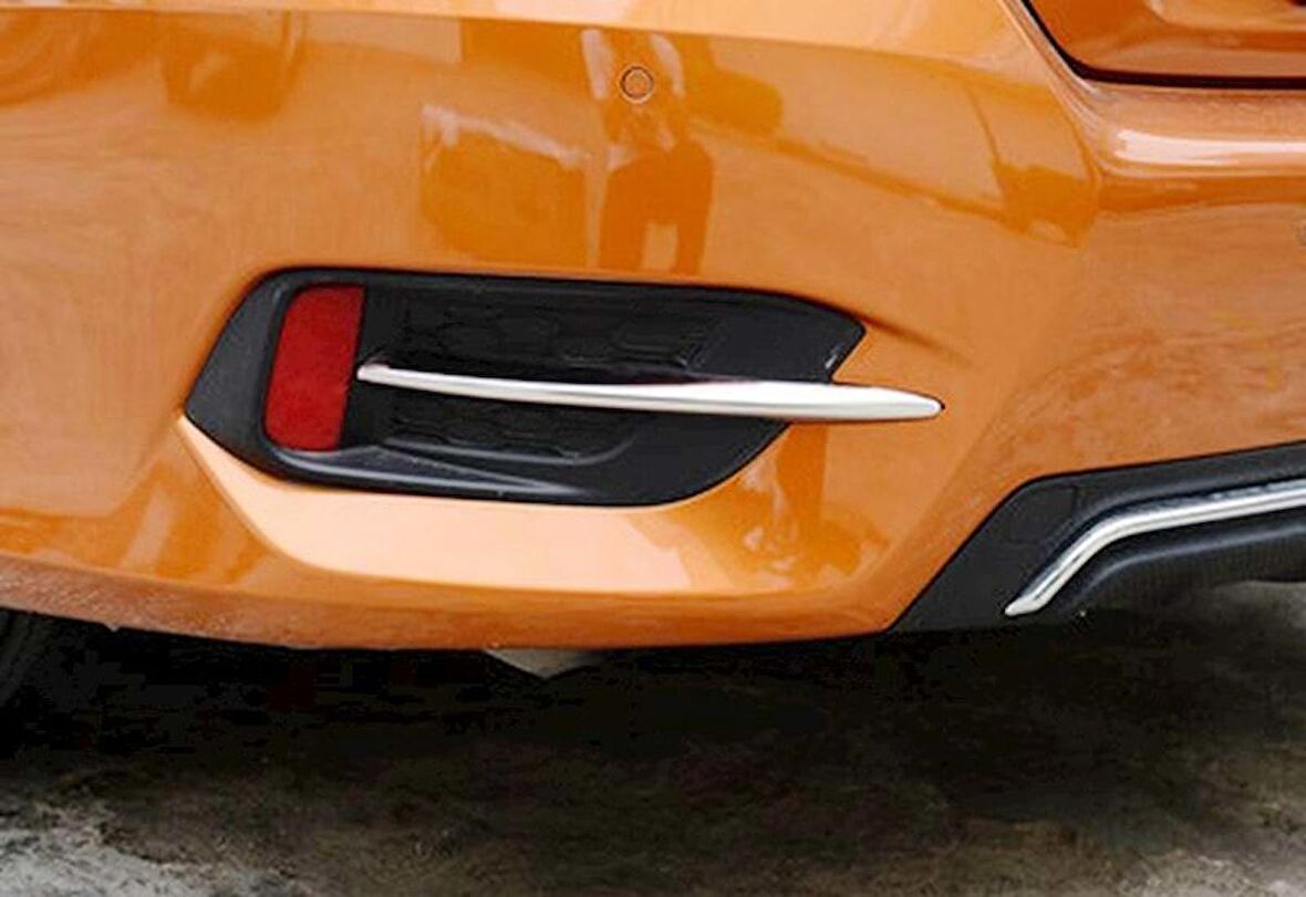 Honda Civic 2016 Fc5/S Krom Sis Farı Kenar Çıtası Ön Oem Abs