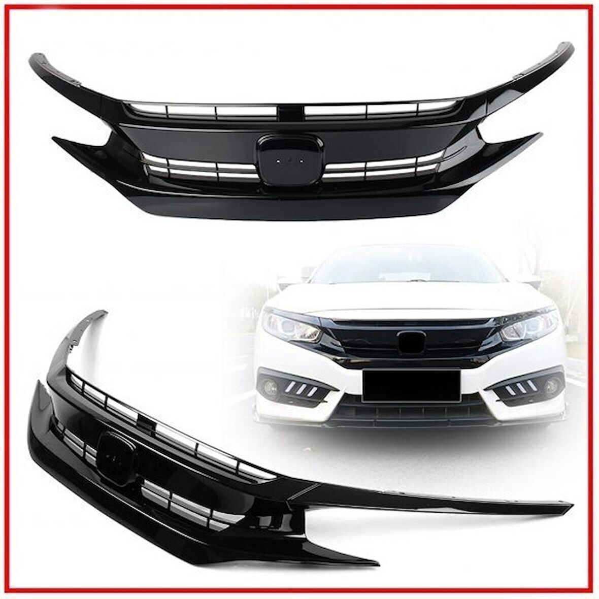 Honda Civic Fc5 Rs Panjur Piano Black