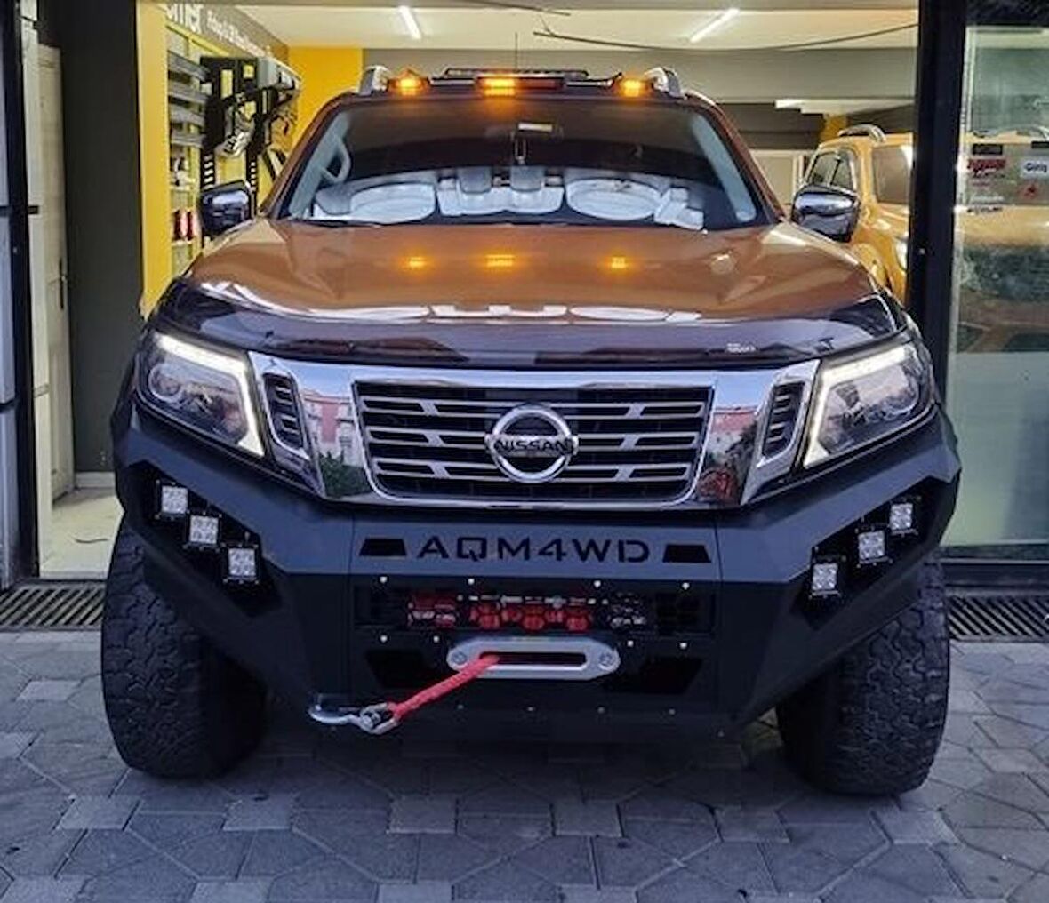 Ön Demir Tampon BUMPER LEDLİ ÖN ÇELİK TAMPON (AQM-M50)