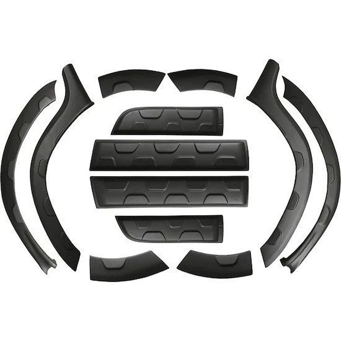 Dacia Duster 2010 2017 Kapı Kaplama Dodik Seti - DUSTER DODİK 12 PARÇA SET