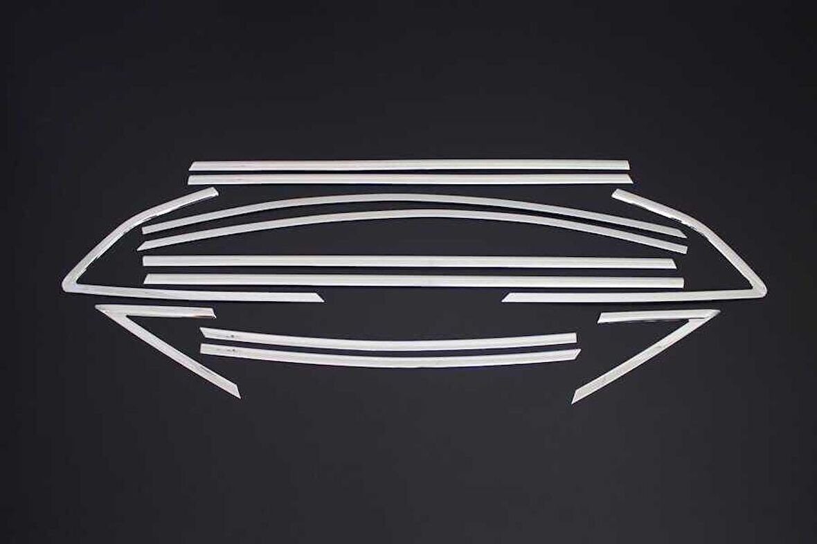 Ford Focus 3 HB Krom Cam Çerçevesi 12 Parça 2011-2017 Arası