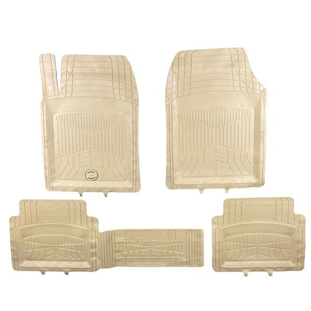 Pufi Kauçuk Uyumlu (Havuzlu) Paspas Move-Bej / Tepay509-B