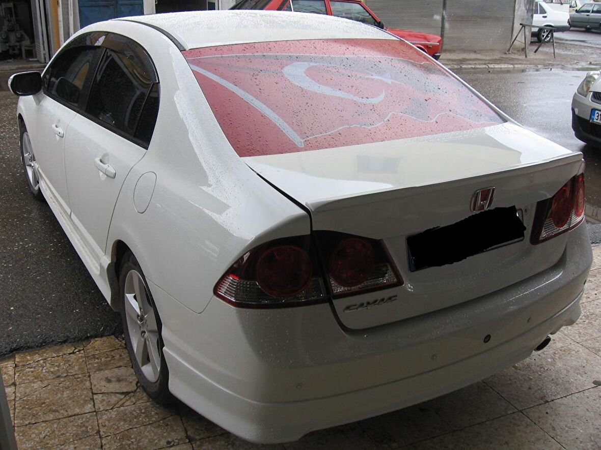 Honda Civic Spoiler İnce Model Spoyler 2006-2012 BOYALI