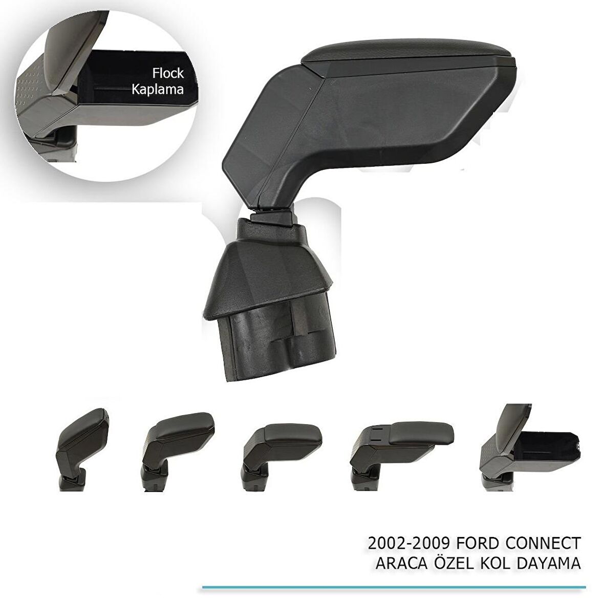 Ford Connect Araca Özel Kol Dayama Siyah 2002-2009