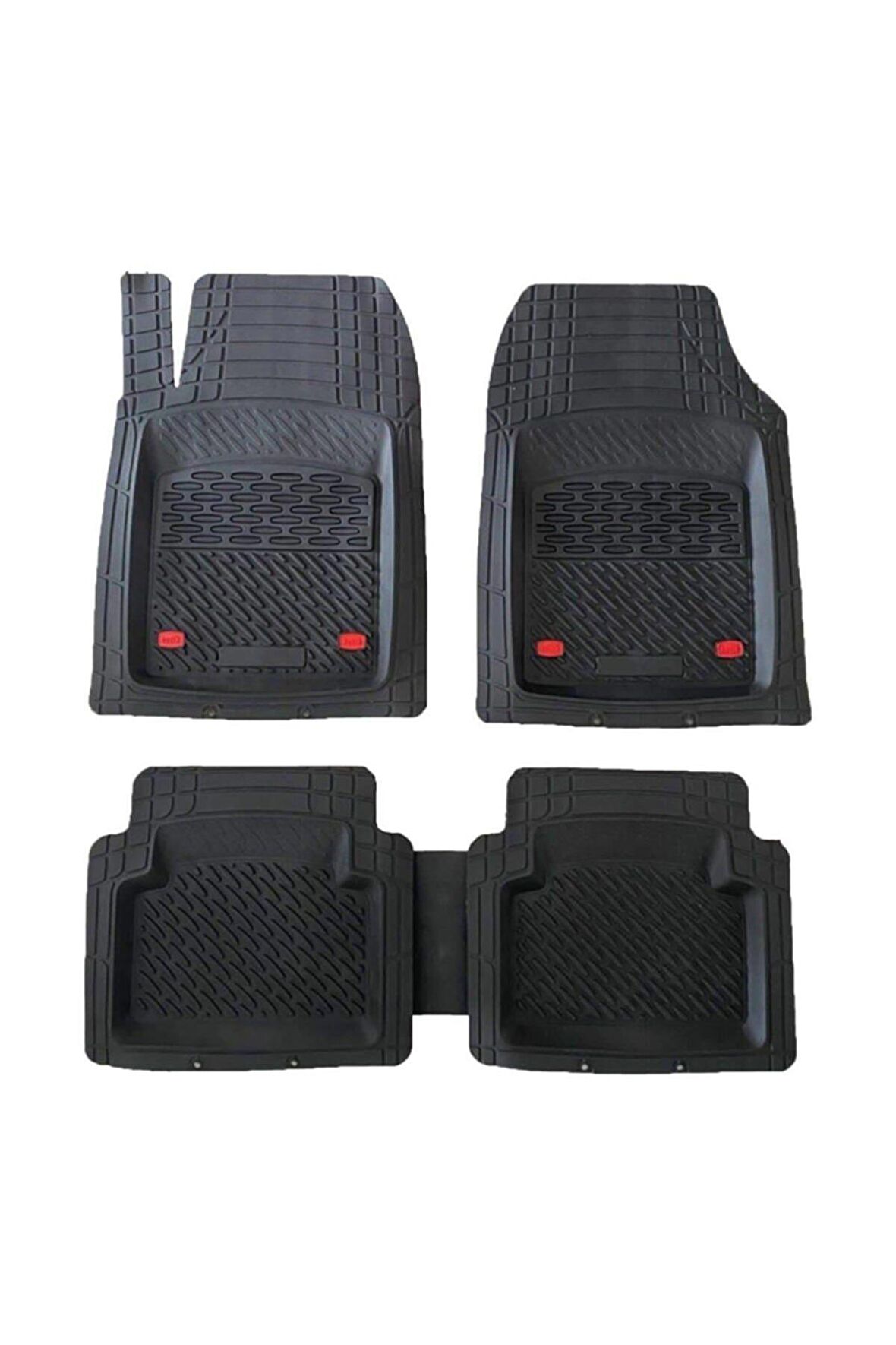 Safir Audi Q3 Havuzlu Universal Paspas Krom Siyah