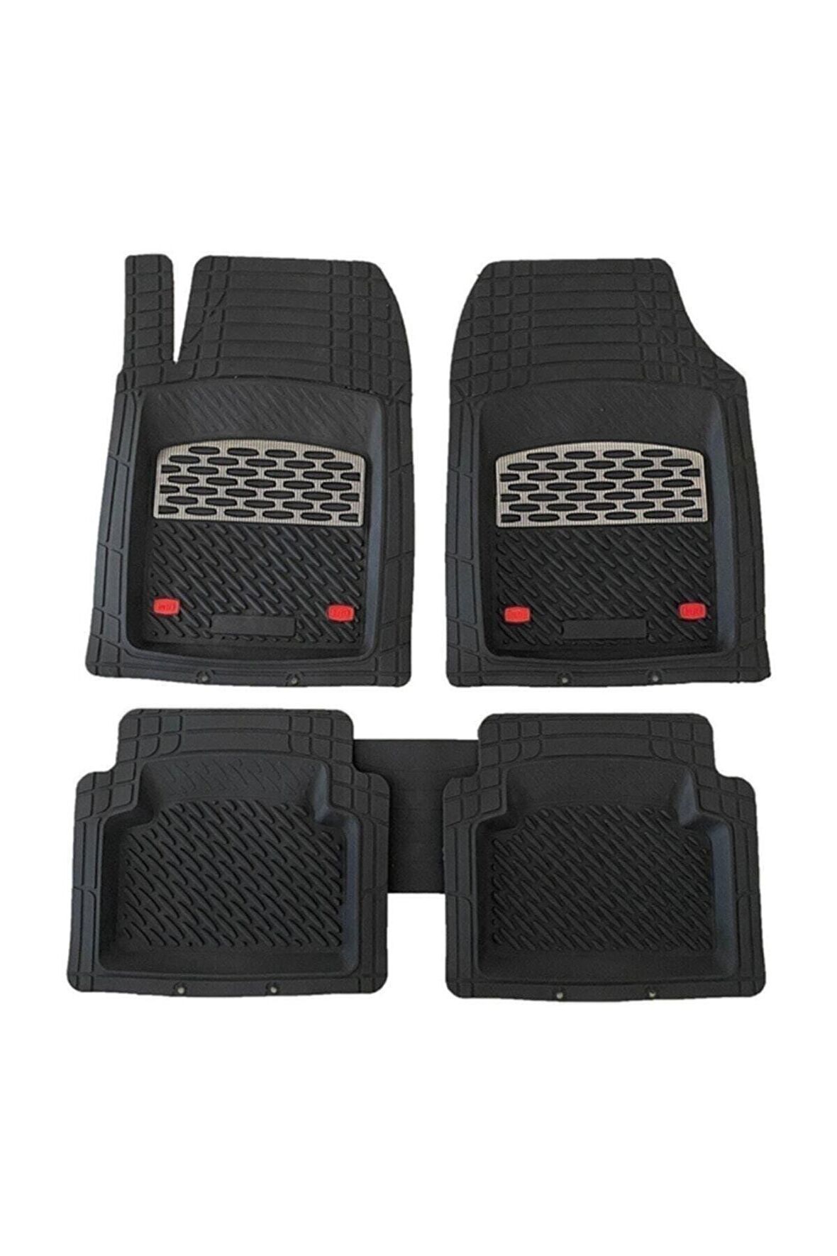 Safir Volkswagen Caddy Havuzlu Universal Paspas Krom Karbon