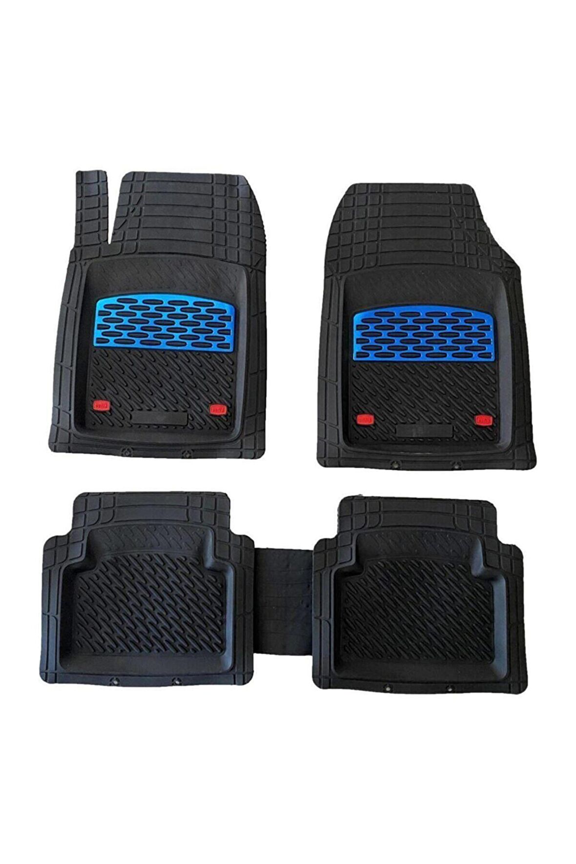Safir Citroen C4 Cactus Havuzlu Universal Paspas Krom Mavi
