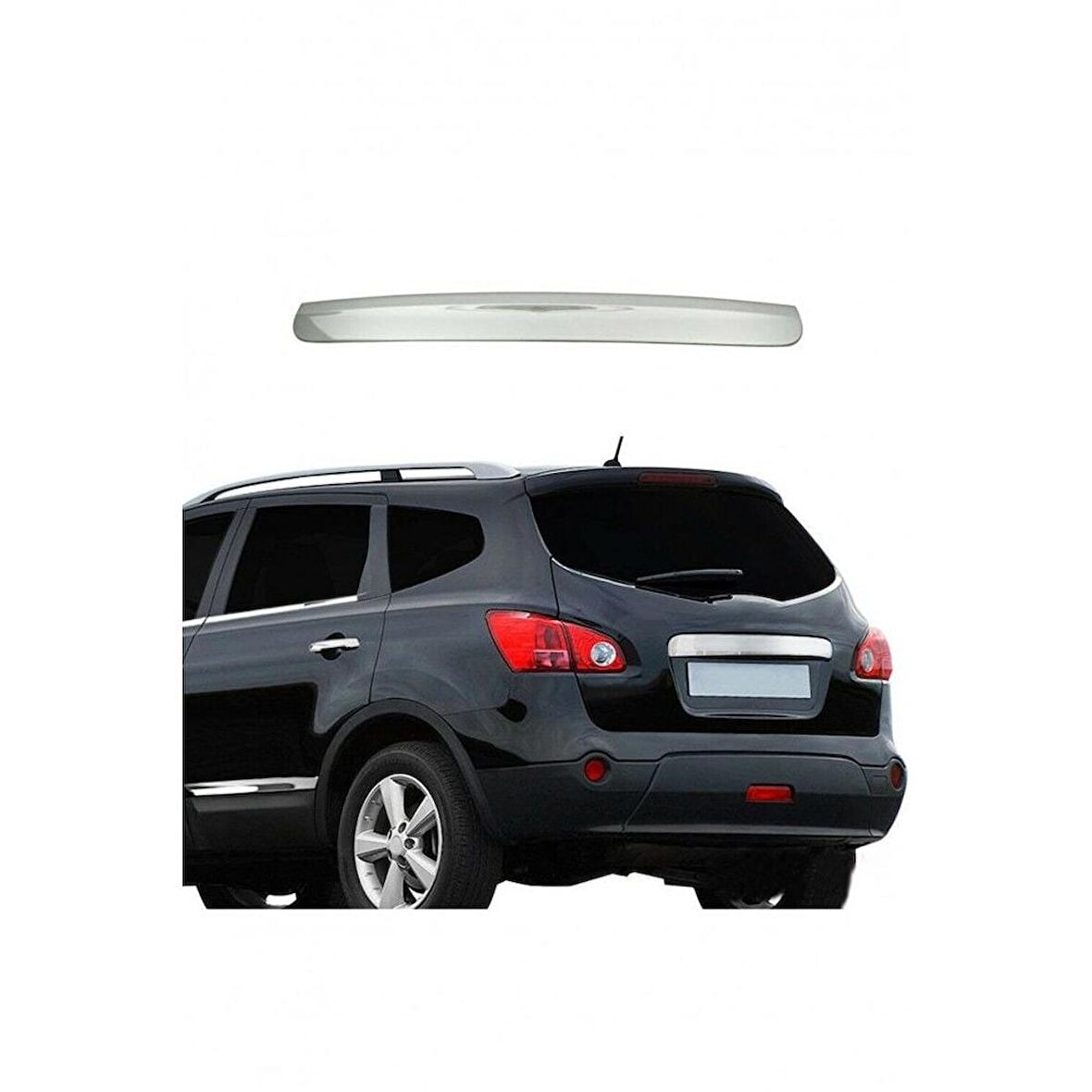 Nissan Qashqai Uyumlu Bagaj Çıtası Sensörsüz -2010 Paslanmaz Çelik Parça