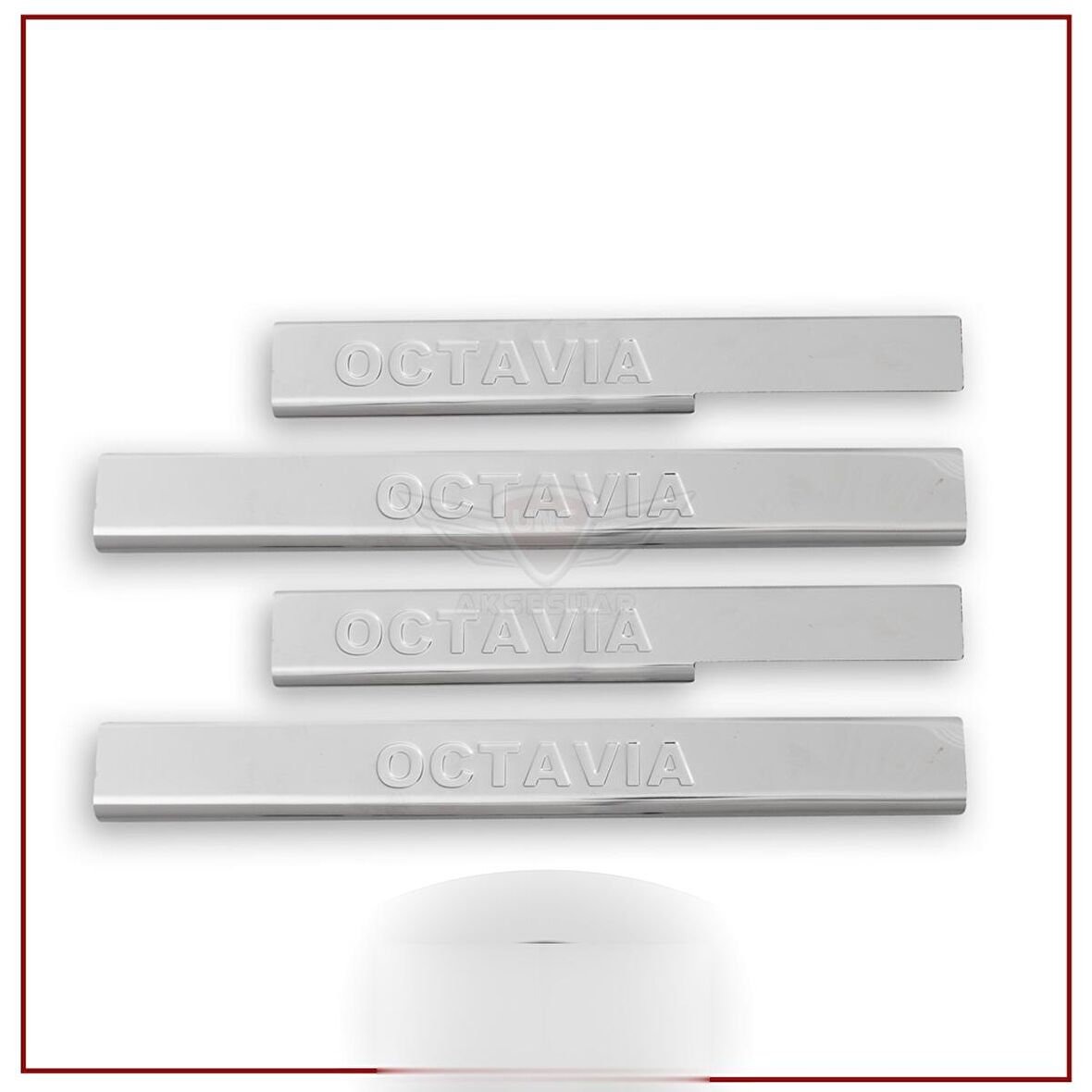 Skoda Octavia A7 Kapı Eşiği 2013- Paslanmaz Çelik