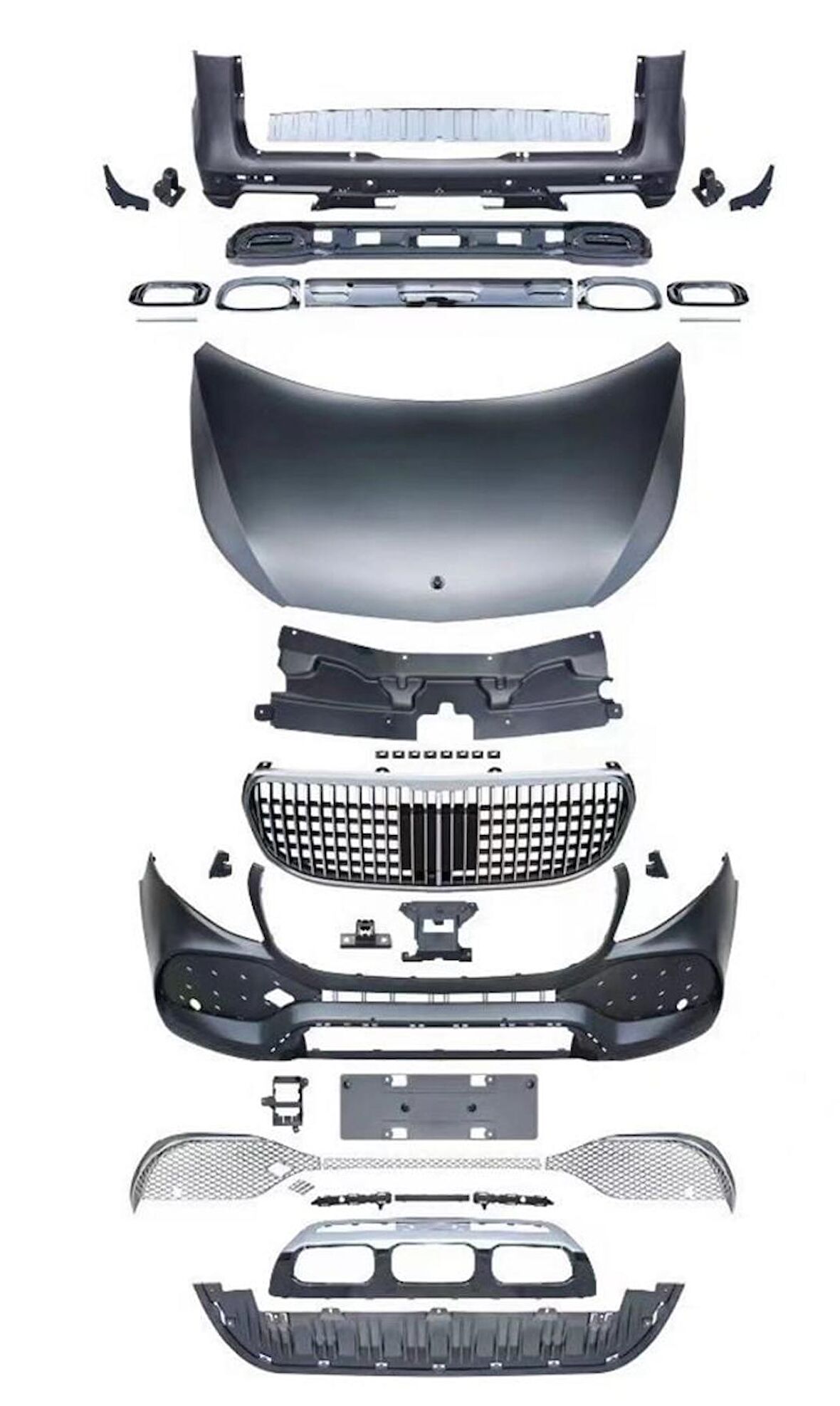 W447 Vıto Içın Gls Maybach Body Kıt