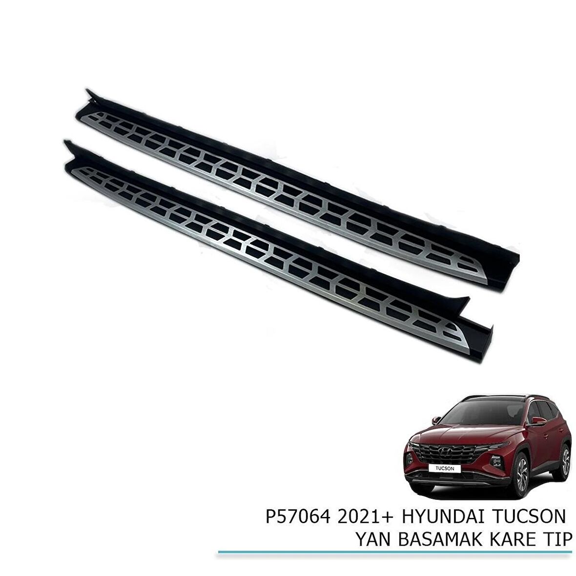 Hyundai Tucson Yan Basamak Kare Tip 2021+