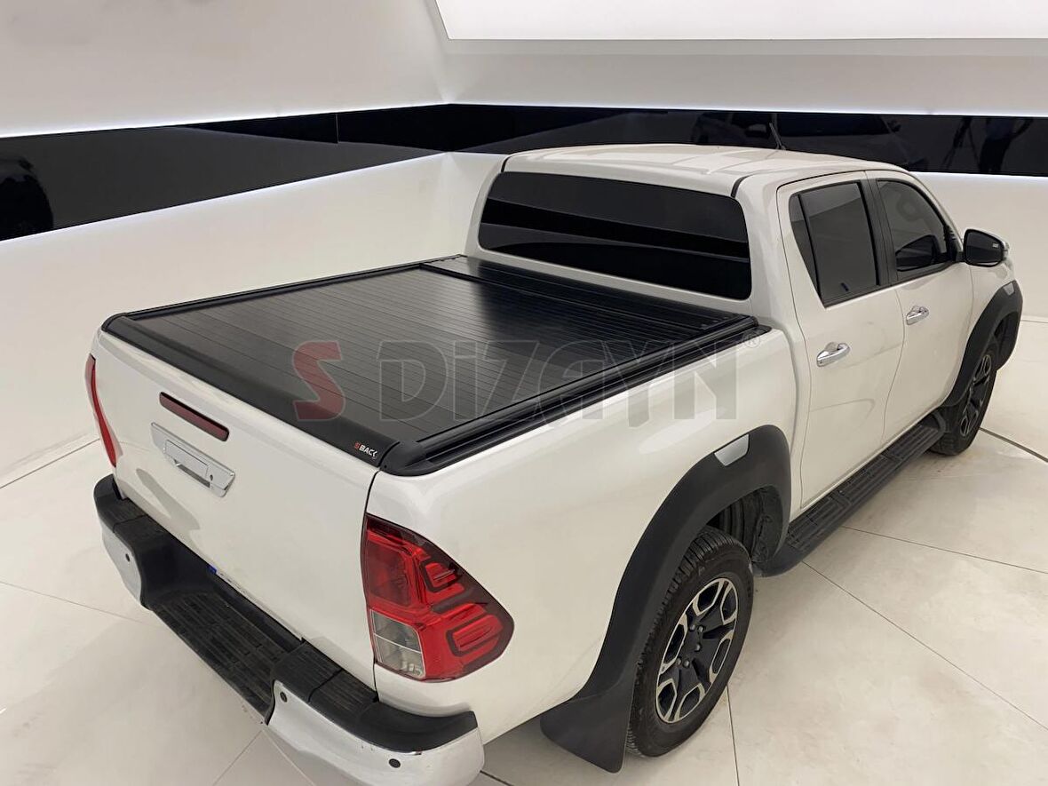 Toyota Hilux 8 Africa S-Back Sürgülü Kapak Siyah V1 2015-2020