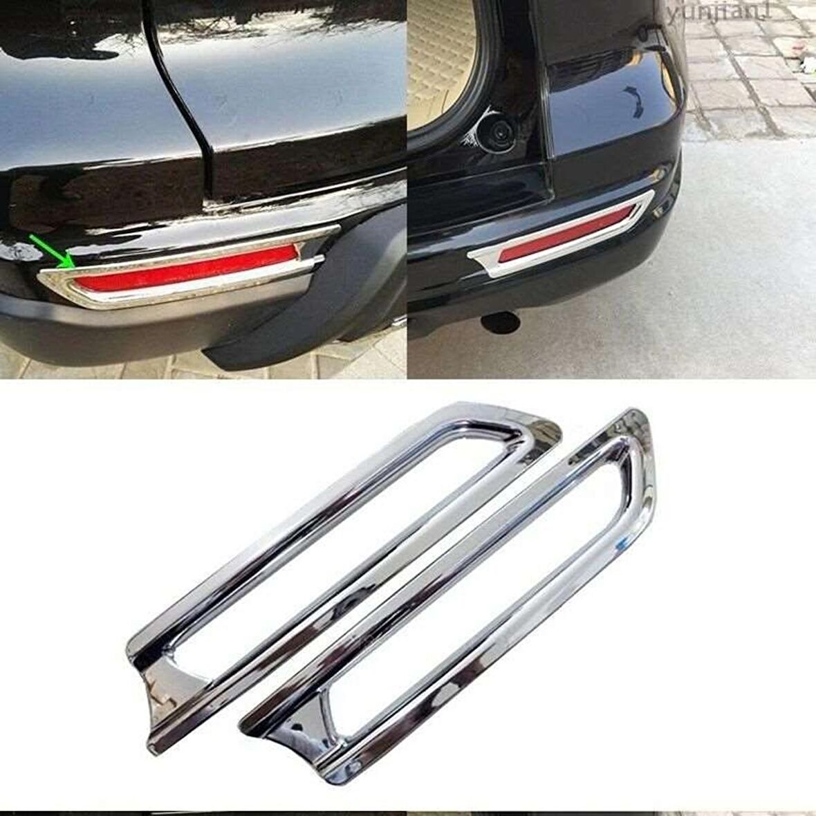 Honda CR-V 2010 2012 Arka Reflektör Reflektör Çerçevesi Krom