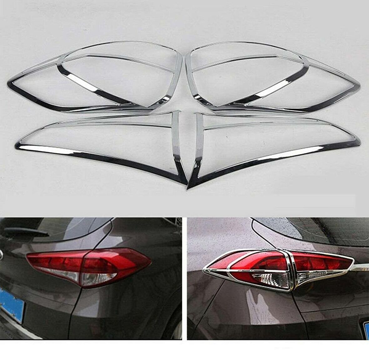 Hyundai IX35 2010 Sonrası Arka Stop Kaplama ABS Krom