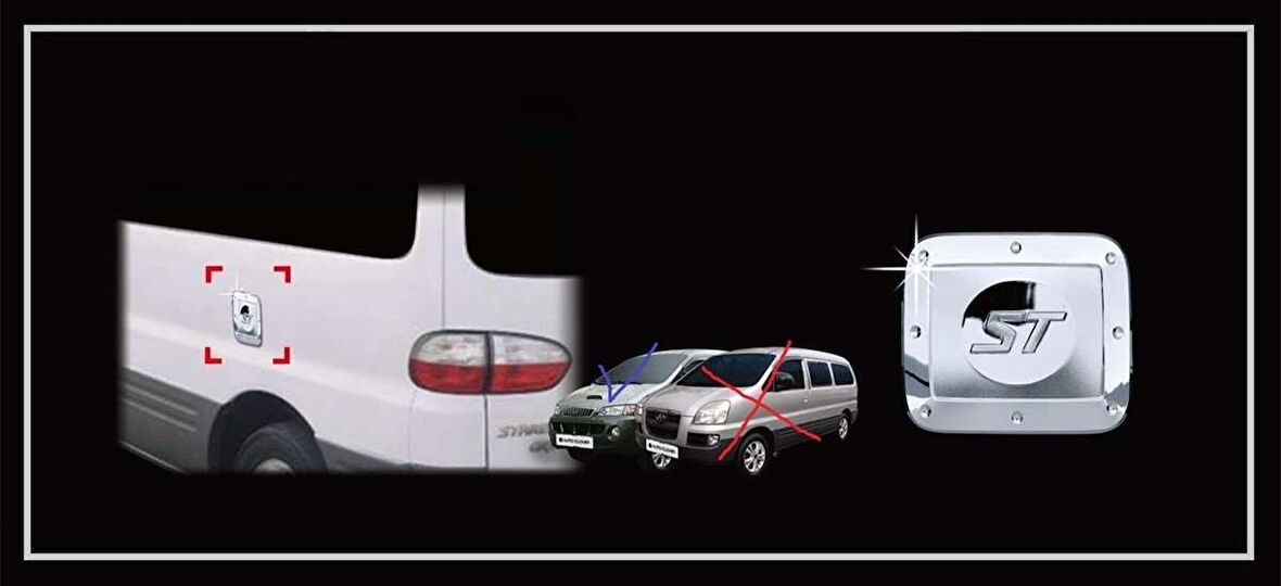 Hyundai Starex 1997 2007 Depo Kapağı Kaplama Krom