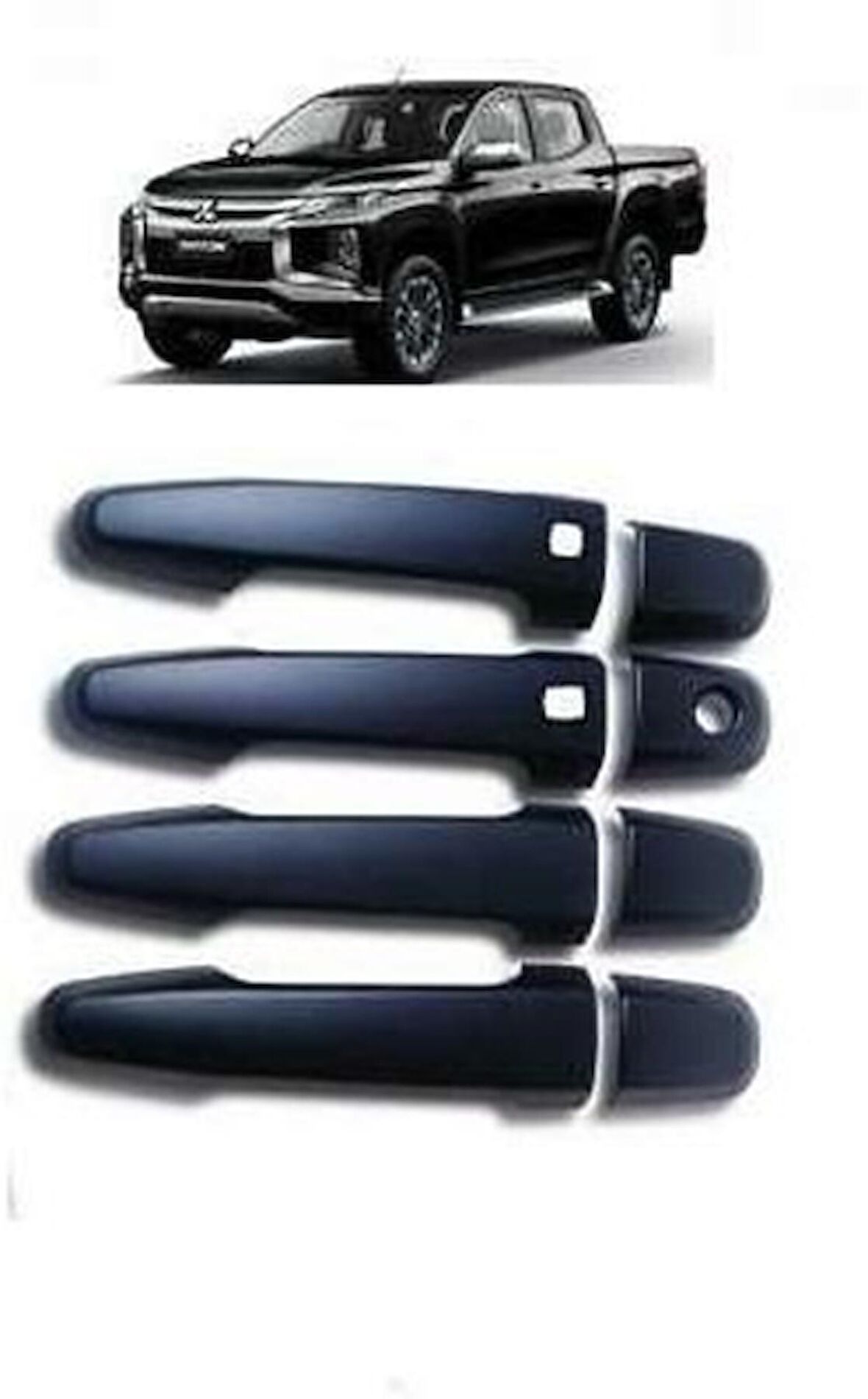 Mitsubishi L200 2019 Sonrası Kapı Kolu ABS Siyah