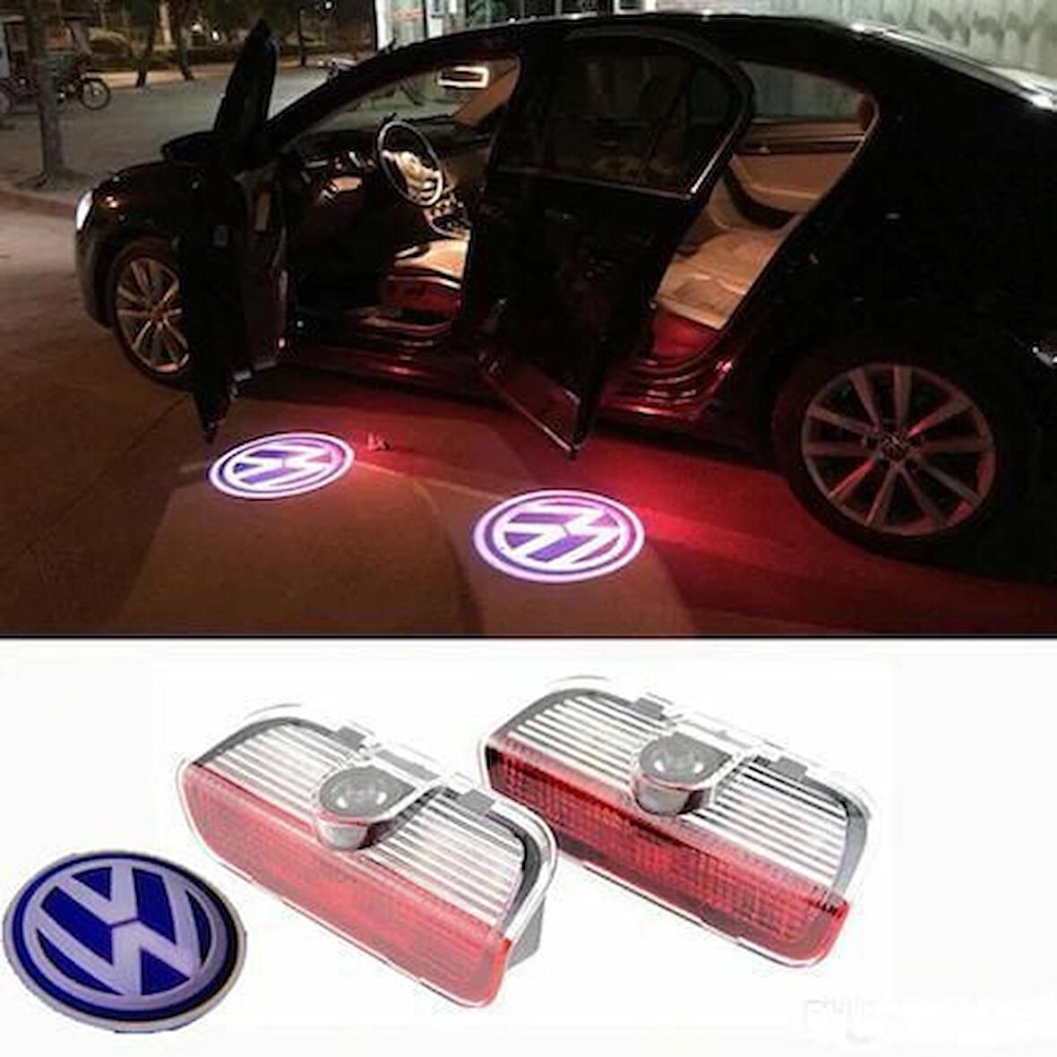 Volkswagen Passat B6 Kapı Altı Hayalet Logo Orjinal Lazer Led