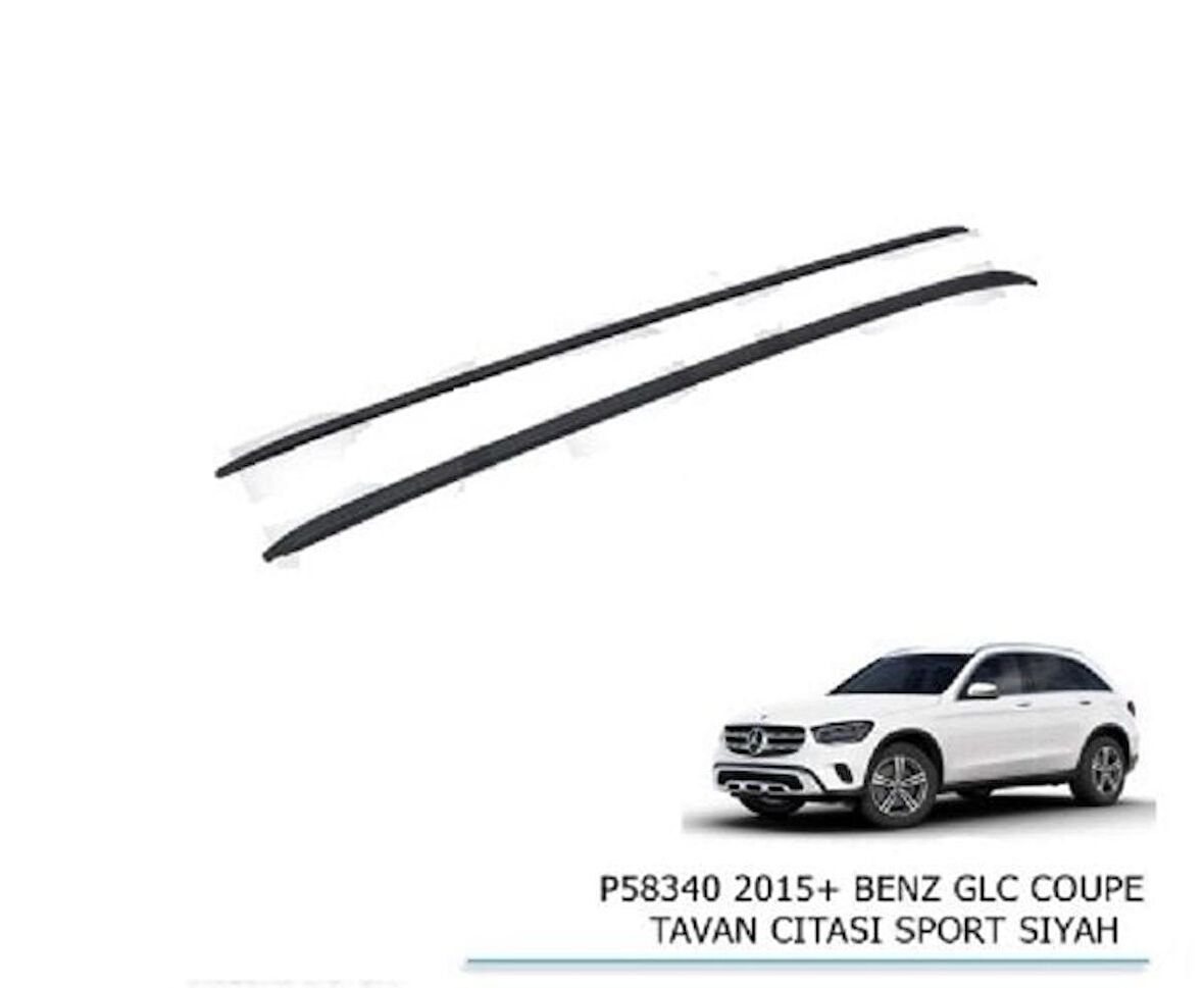 Mercedes Benz Glc Coupe Tavan Çıtası Sport Sıyah 2015+