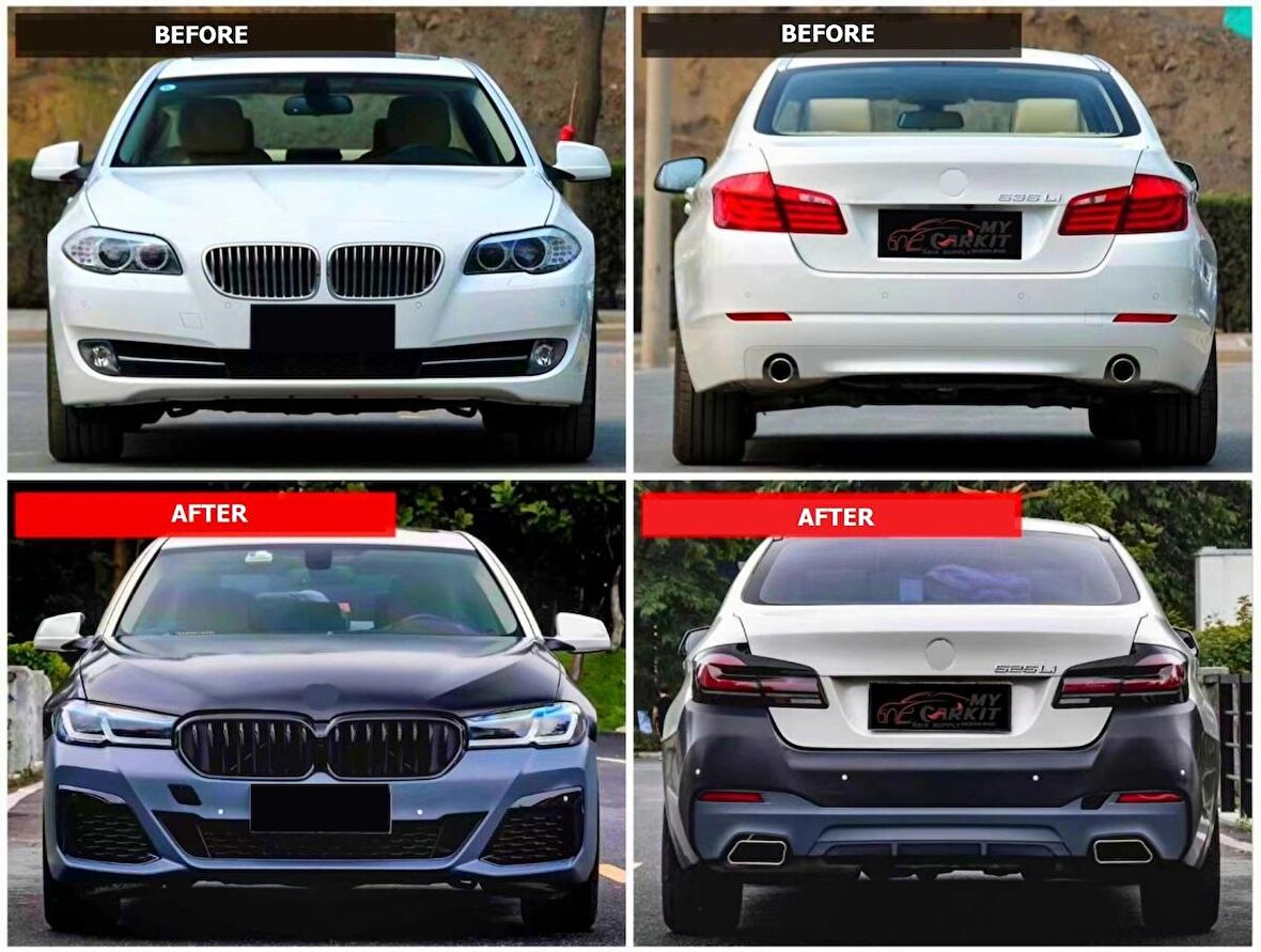 5 Serisi F10 2010-2016 İçin 2017+ G30 Facelıft Body Kıt
