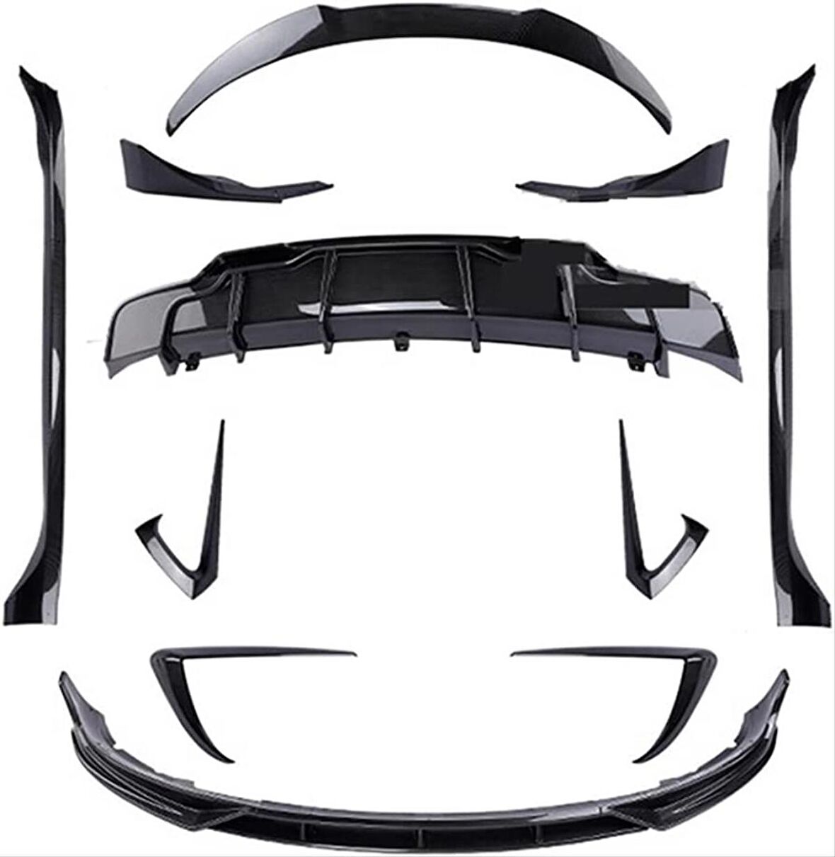 MODEL 3 AERO BODY KIT  (PARLAK SİYAH)