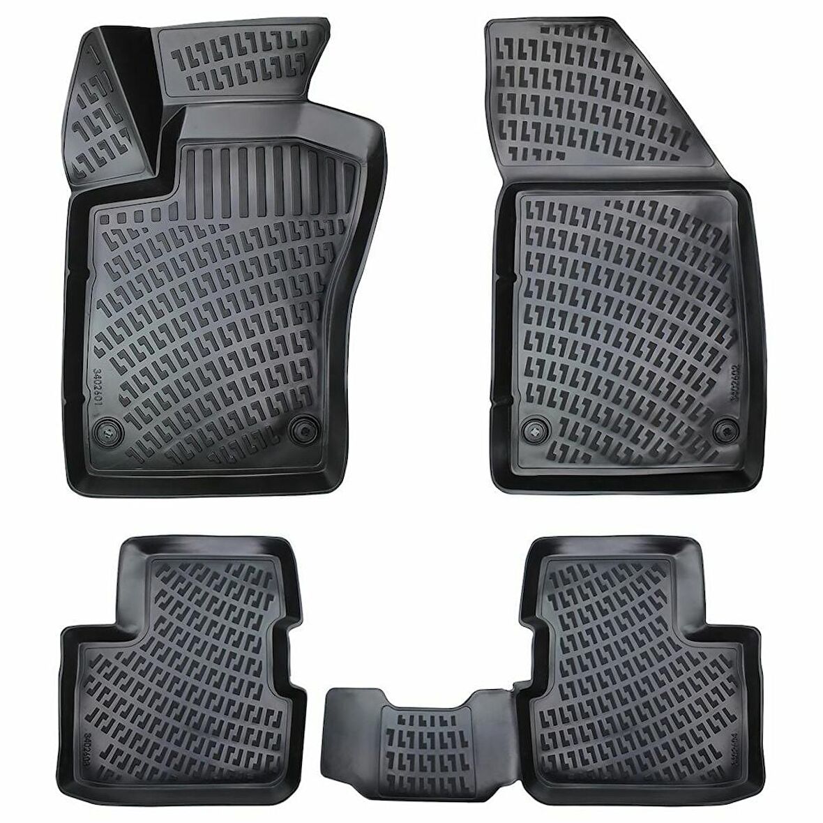 Rizline Skoda SuperB 2008-2015 3D Havuzlu Paspas