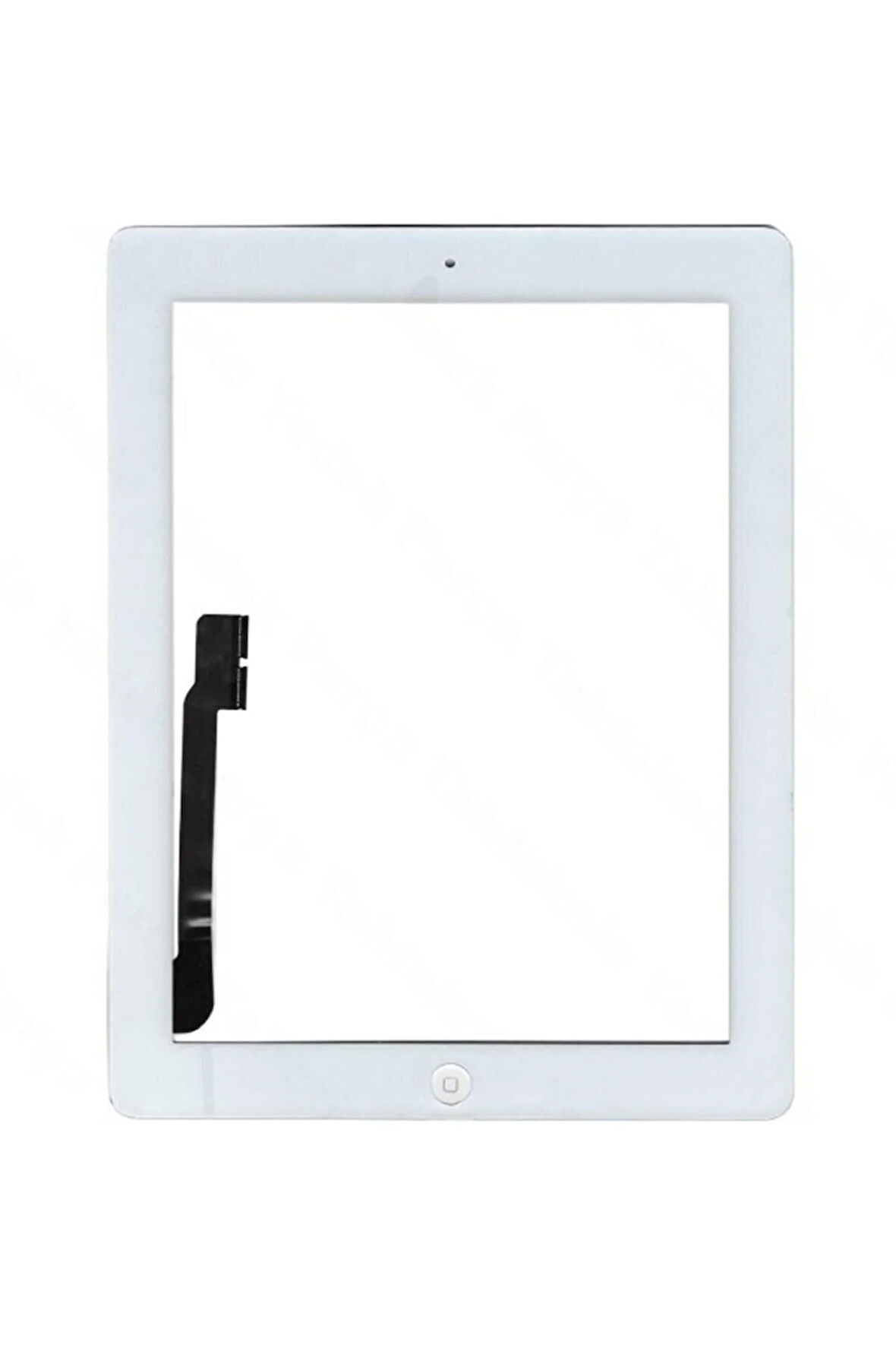 Uyumlu Ipad 4 A1460 Butonlu Dokunmatik Beyaz