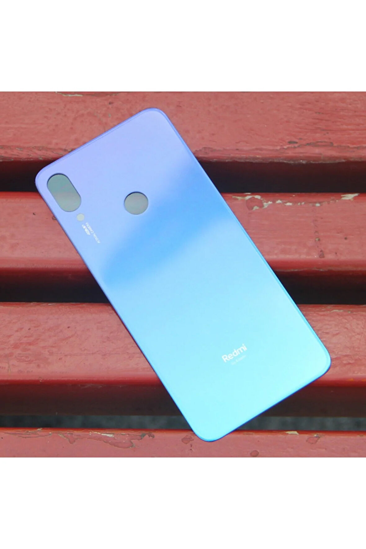 Xiaomi Redmi Note 7 Uyumlu   Arka Kapak Pil Kapağı Beyaz