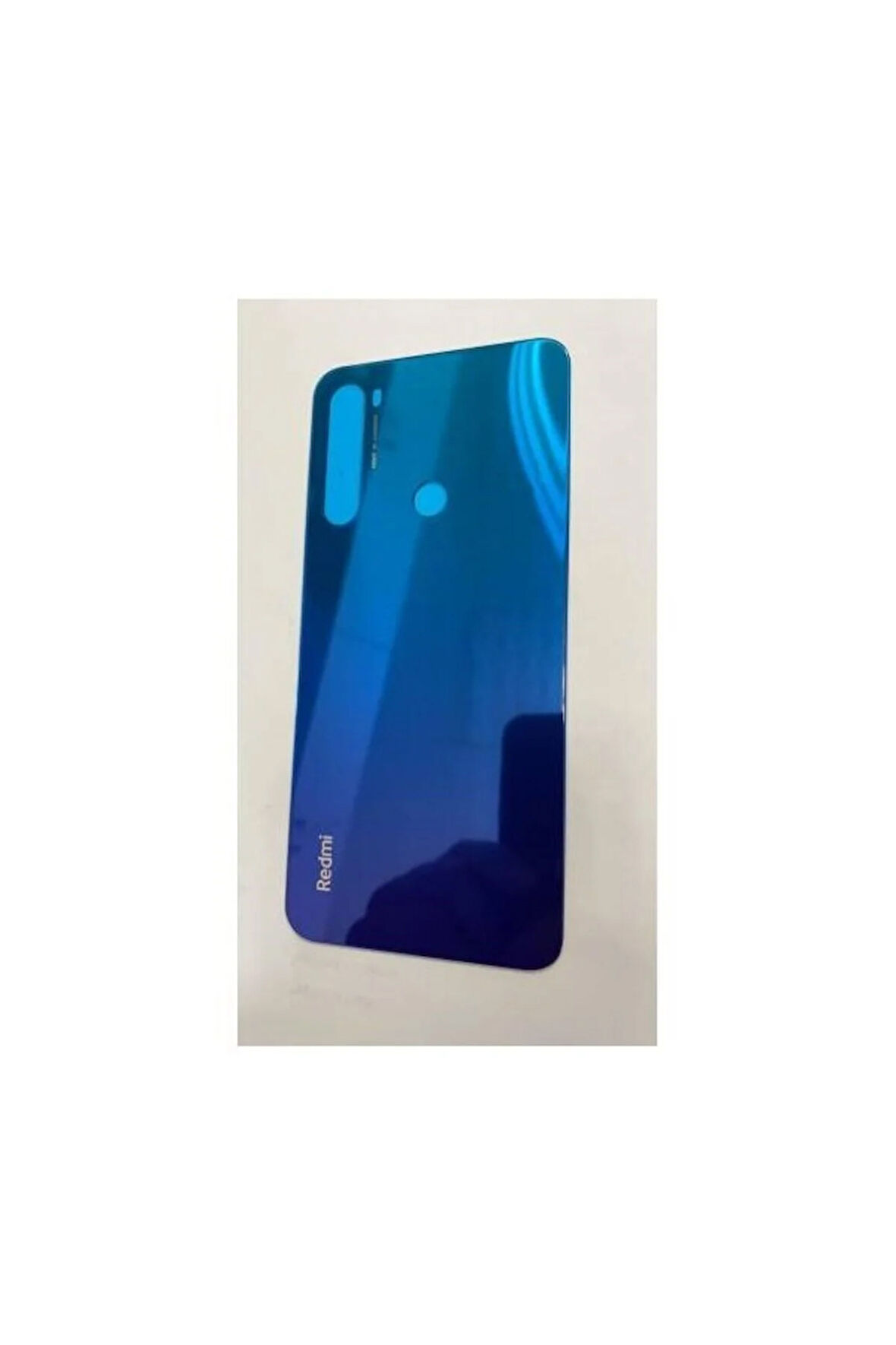 Xiaomi Redmi Note 8 Arka Kapak Pil Kapağı Mavi Uyumlu
