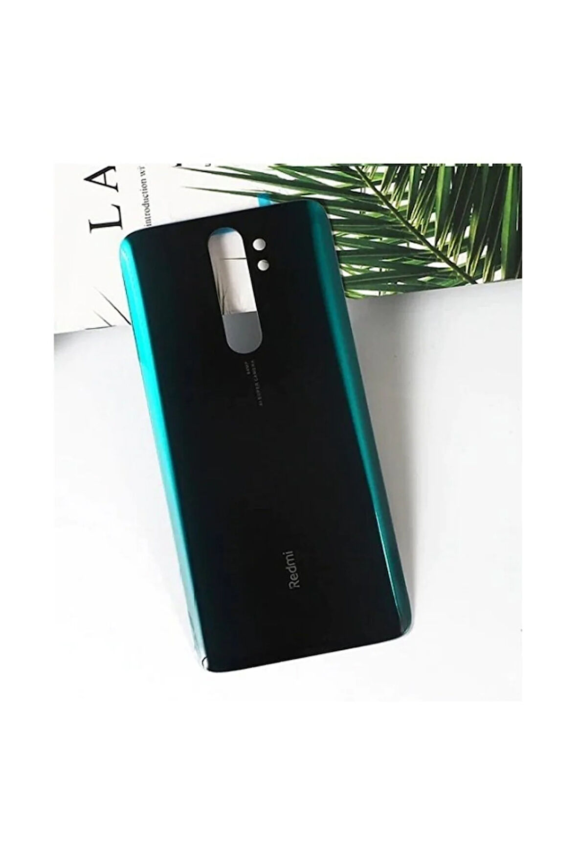 Xiaomi Redmi Note 8 Pro Uyumlu  Arka Kapak Pil Kapağı Yeşil