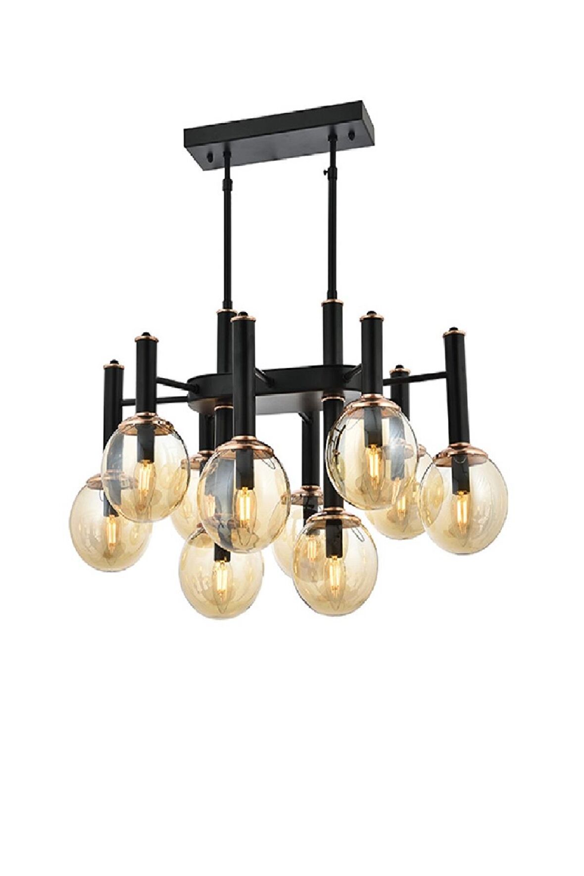 Erna 10Lu Sarkıt Modern Retro Sarkıt , Salon Avize 