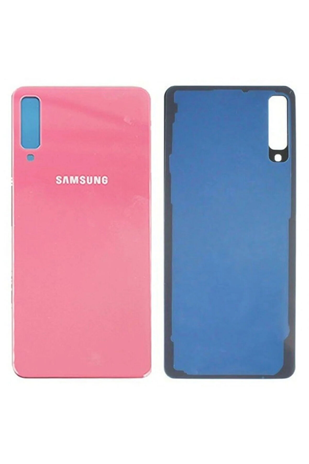 Samsung A7 2018 A750 Arka Kapak Batarya Pil Kapağı Pembe