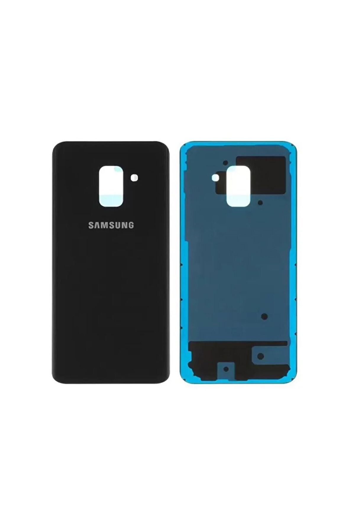 Samsung A8 2018 A530 Arka Kapak Batarya Pil Kapağı Siyah