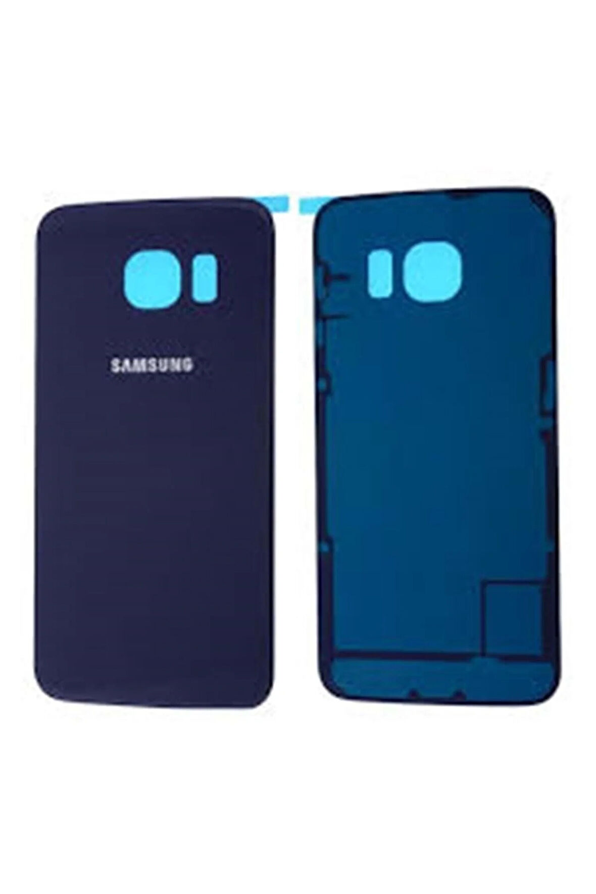 Samsung Galaxy S6 Sm-g920 Arka Kapak Pil Kapağı Mavi