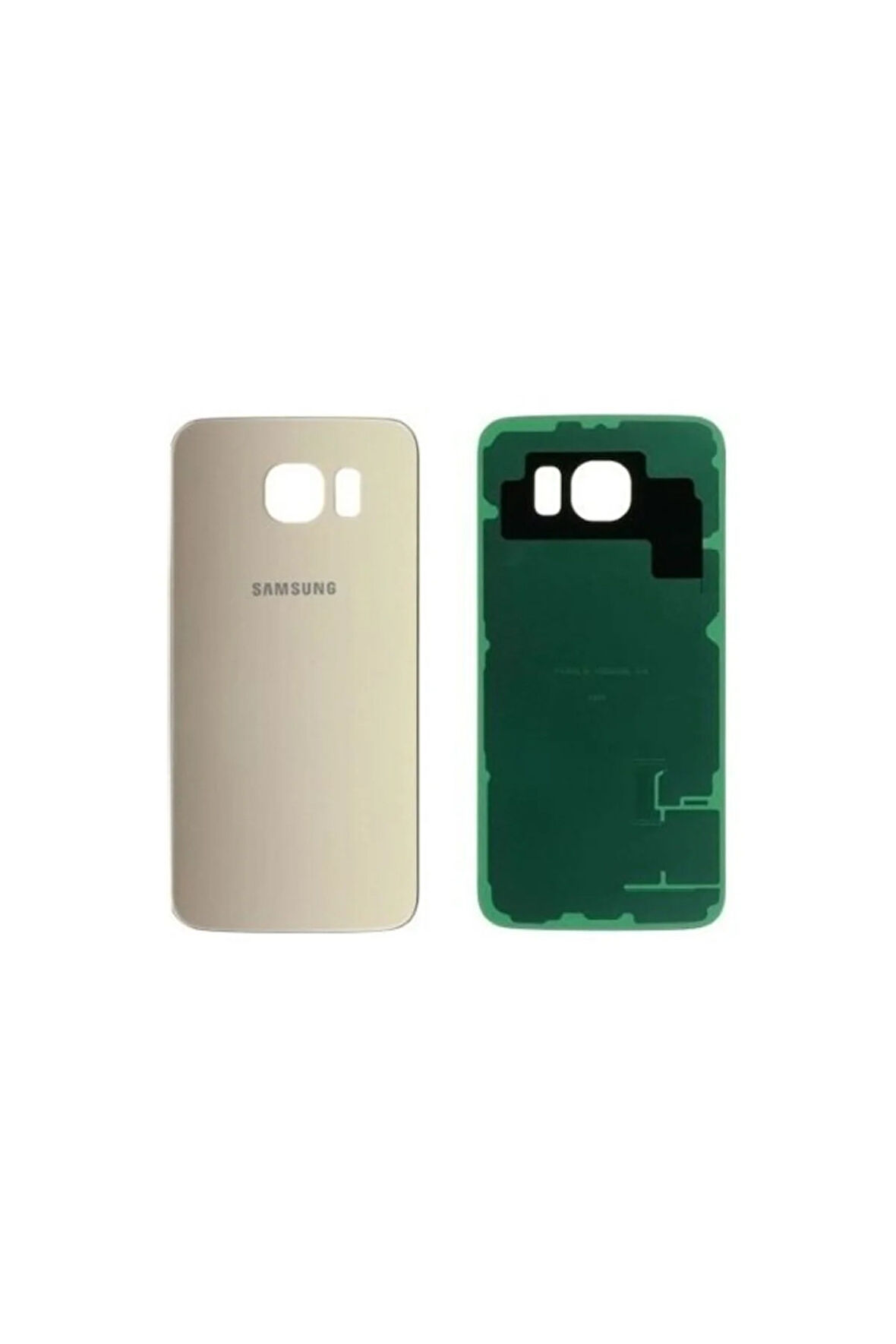 Samsung Galaxy S6 Sm-g920 Arka Kapak Pil Kapağı Gold