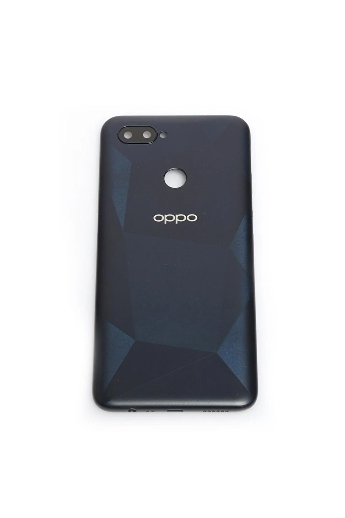 Oppo A12 Kasa Arka Pil Batarya Kapağı Siyah